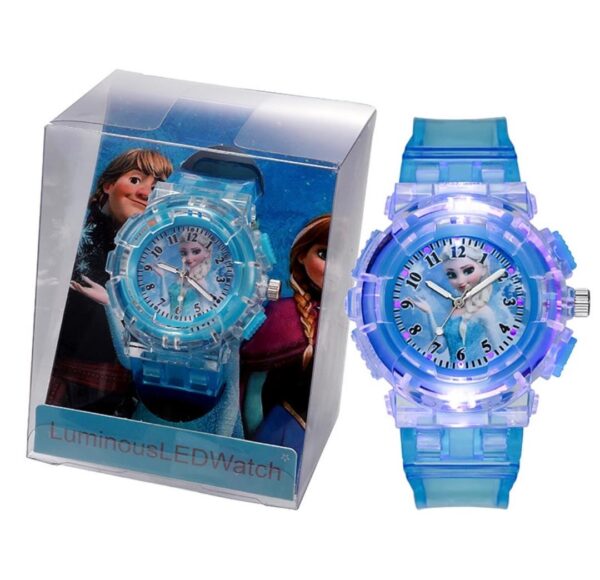 luminous led watch